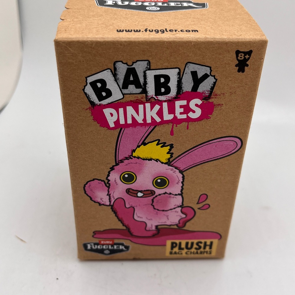 Zuru Fuggler Baby Pinkles Plush Bag Charm Kids OS Pink NEW Blind Box